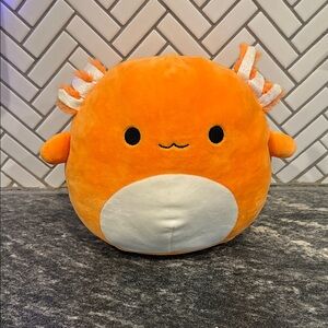 Squishmallows Orange and White Stuffed Animal